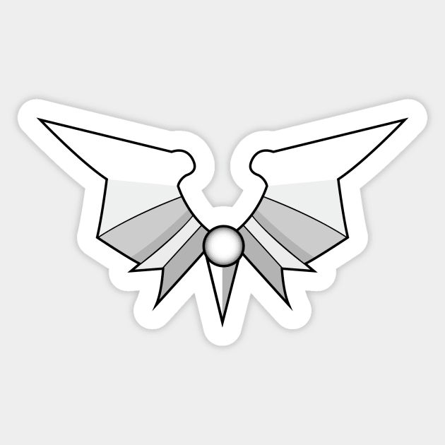 Grim Wing Shirt Design Sticker by zeocloud